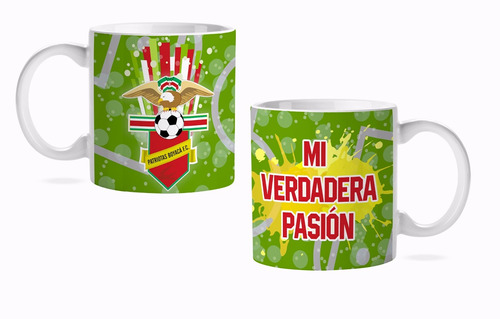 Mug Pocillo Equipo De Fútbol Patriotas # 24 Incluye Caja