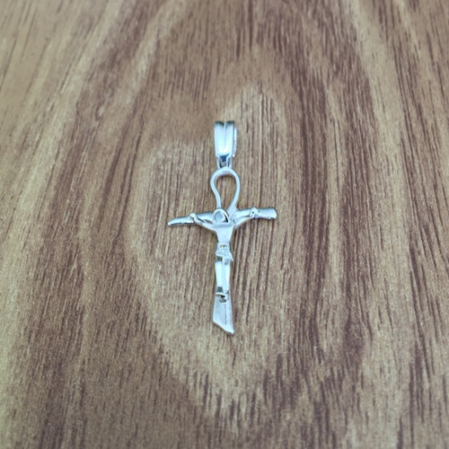Imagen 5 de 10 de Dije Cristo De Plata .925 Circonia Hombre Mujer Agálea
