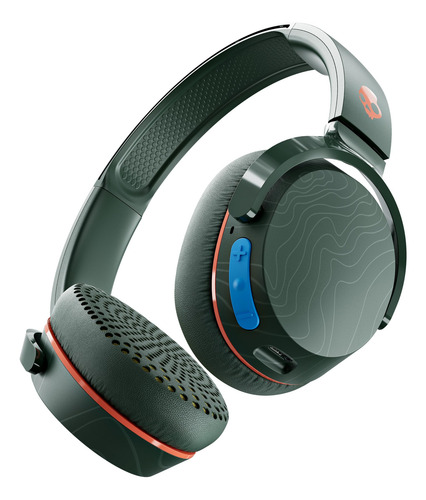 Audífonos Skullcandy Riff 2 Inalámbricos Verde 34h Autonomía