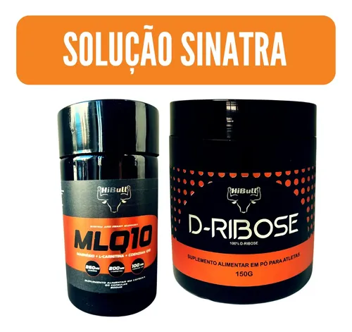 D-ribose 150g +coenzima Q10 Magnésio Dimalato L Carnitina