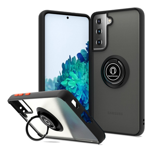Funda Para Samsung S22 Plus Ultra Antigolpe Anillo Magnetico