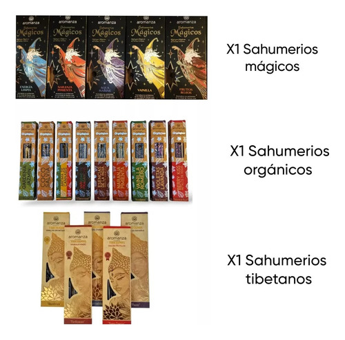 Kit Emprendedor Aromanza/iluminarte 40 Productos. Variedad