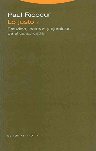 Libro Lo Justo 2 De Paul Ricoeur Ed: 1