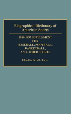 Libro Biographical Dictionary Of American Sports: 1989-19...