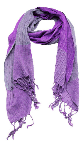 Bufanda Panuelo De Algodon Bf16 Color Morado  1 Und