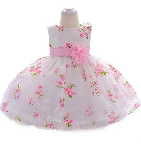 Vestido De Bautismo Para Bebé Fiesta Cumpleaños 1-2 Años