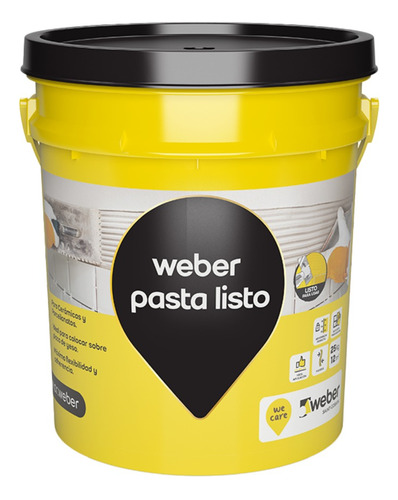 Pegamento Mezcla Adhesiva Weber Pasta Lista 25 Kg P/ Durlock