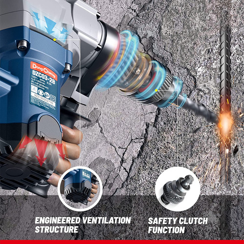 Dongcheng 1-1/8 Sds-plus 9.2amp Heavy Duty Rotary Hammer Dri