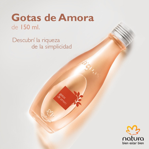 Aguas Natura  Gotas De Amora - 150 Ml - Nuevo/sellado