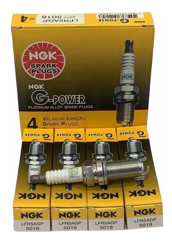 Juego Bujias Platino Ngk G-power Citroen C3 1.6 16v Lfr5agp