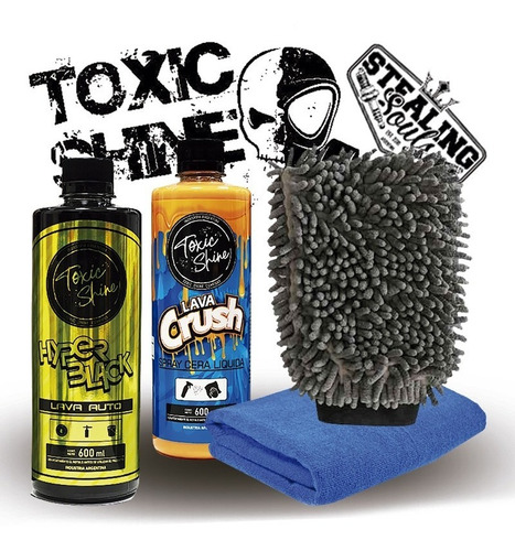 Toxic Shine | Kit Combo Lavado | Básico #33 | Shampoo + Cera