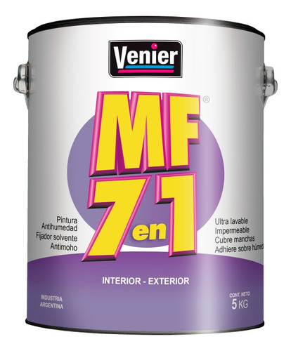 Antihumedad Venier Mf 7 En 1 Interior/exterior | 25kg