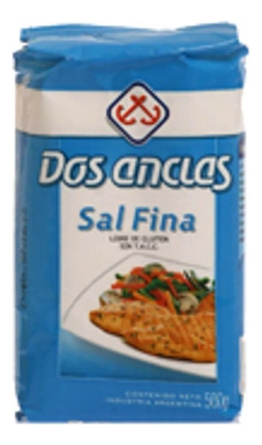 Sal Dos Anclas Fina 500 Grs X 14 Unidades