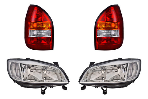 Paq Calaveras S/foco Y Faros Chevrolet Zafira 2002/2005 Depo