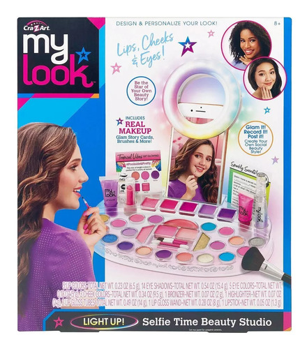 Estudio De Maquillaje Niñas Aro De Luz Selfie Time Light Up