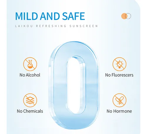 Transparent Water Sunscreen Gel 50ml Sunscreen Containing Tr