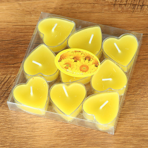 Velas De Té En De Corazón Velas De Té En De Corazón Vela Par