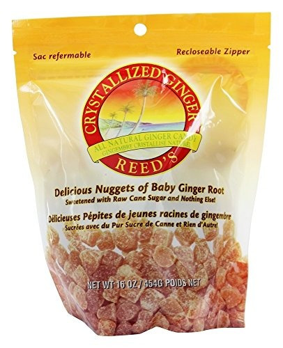 Reeds Crystallized Ginger Hard Candy 16 Onzas