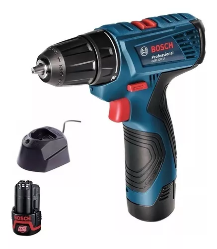 Taladro atornillador Bosch GSR 120-LI 12V 2 + Batería 2Ah y maletín