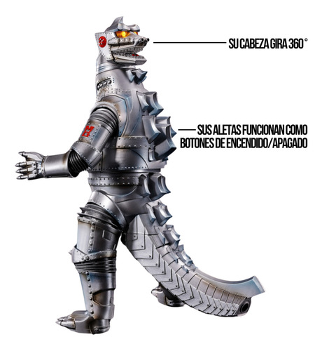 Dx Soul Of Chogokin Mechagodzilla 1974 Bandai Tamashii Nations Figura Electrónica y Articulada.