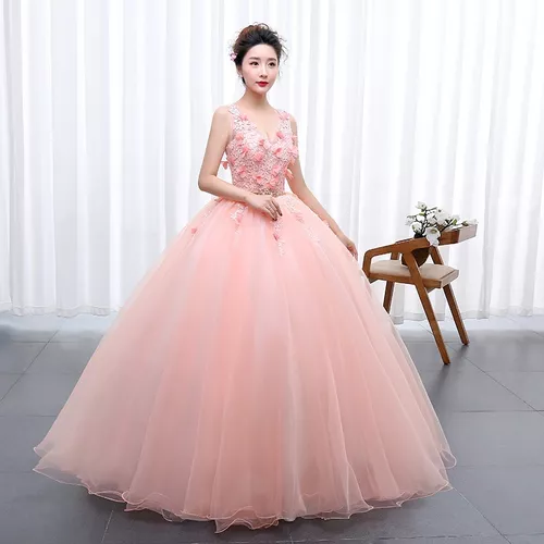 Vestido Xv Años Quinceañera Princesa Flores Tul Y Encajes en venta en  Querétaro Querétaro por sólo $ 4,  Mexico