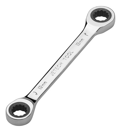 Double Box End Ratcheting Wrench (12mm X 13mm) - Heavy ...