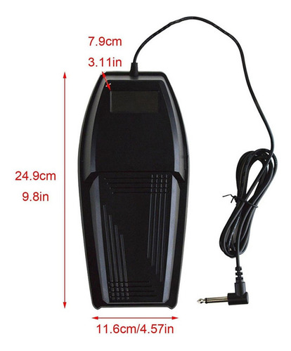 Pie Pedal Sintetizador Midi Pedal Piano Amortiguador