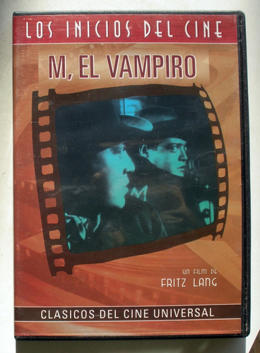 Dvd - M El Vampiro - Fritz Lang - Peter Lorre - Los Inicios 