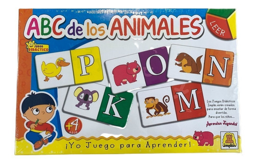 Juego Didactico - Abc De Los Animales - Implas