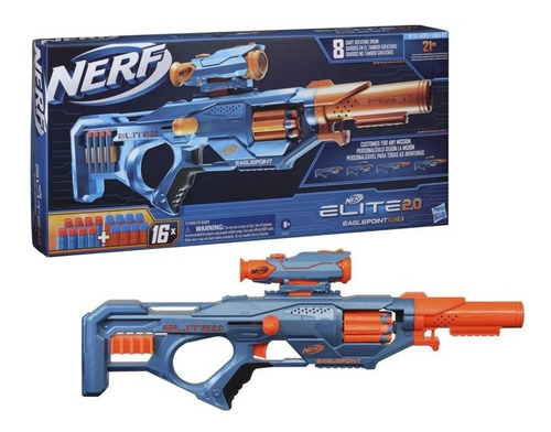 Lanzador de dardos Hasbro Nerf Elite 2.0 Eaglepoint F0424