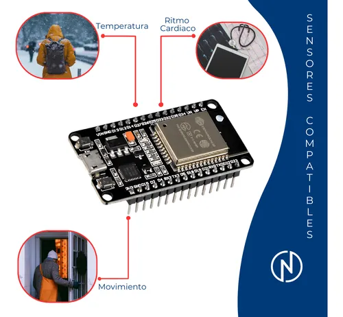 Esp32wroom Tarjeta Desarrollo Wifi Bluetooth Iot 30 Pines