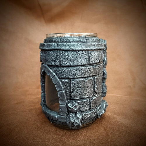 Jarro Vaso Artesanal Estilo Torre Medieval