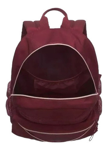 Mochila trasera Coca Cola Color Trend para hombre, color violeta, diseño de tela Tini Bia