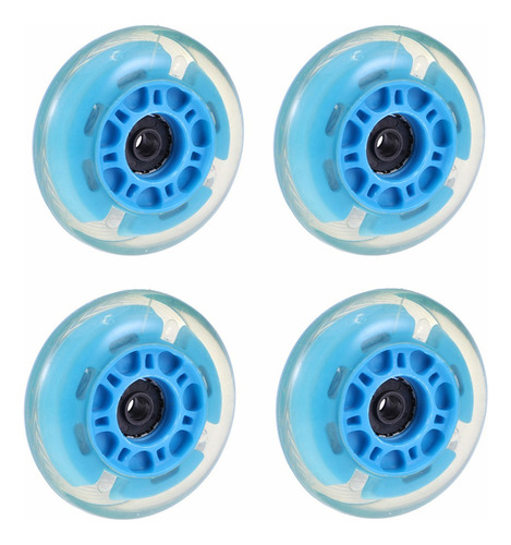 4pcs 64mm Led Wheels Ruedas De Rodillos En Línea Para Exteri