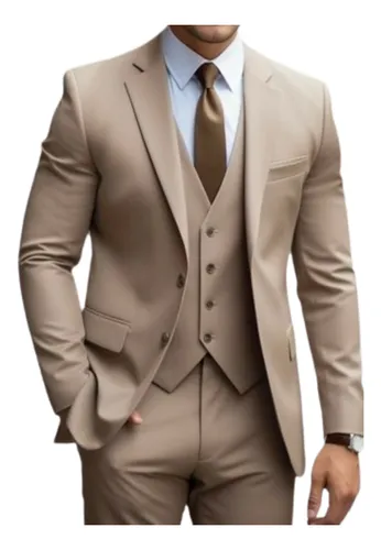 Terno Masculino Italiano Executivo Paletó+calça+colete Slim