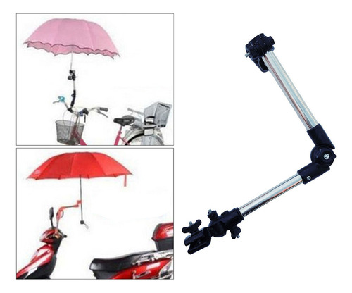 Abrazadera Para Sombrilla Plegable Para Silla De Ruedas, Col