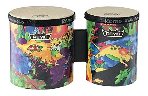 Tambor De Bongo De Percusión Para Niños-forest Rain De Tela