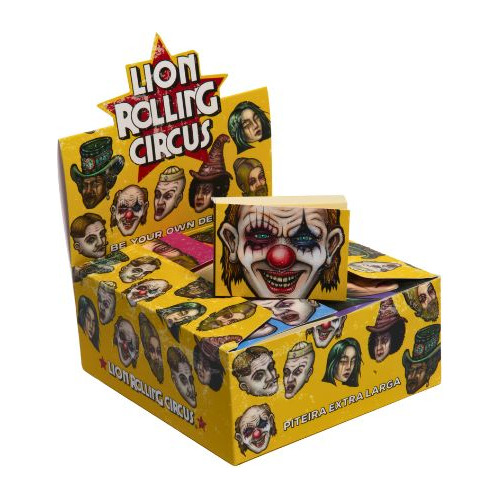 Caixa De Piteira De Papel Lion Rolling Circus Extra Large