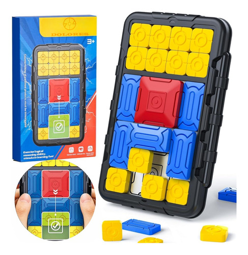 Juego Deslizar Bloque Ingenio Estrategia Rompecabeza Juguete