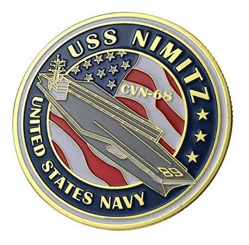 Navy Uss Nimitz / Cvn-68 Gp Challenge Coin 11c2b