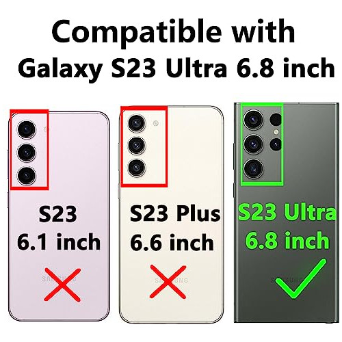 Funda Para Samsung Galaxy S23 Ultra Azul 6.8 Pulgada Grado M