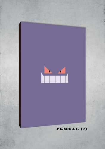 Cuadros Poster Pokemon Gengar 50x70 (gar 7)