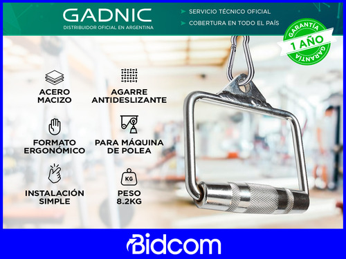 Estribo Multigimnasio Para Polea Agarre Gadnic Fitness Gym