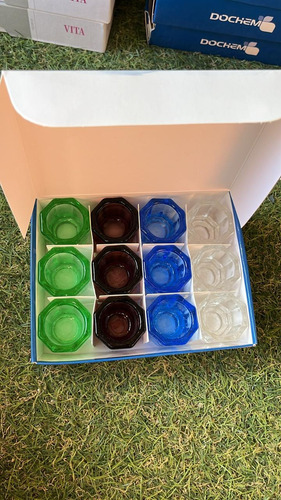 Pack De 2 Mini Vasos O Dappen De Cristal Dental / Manicure