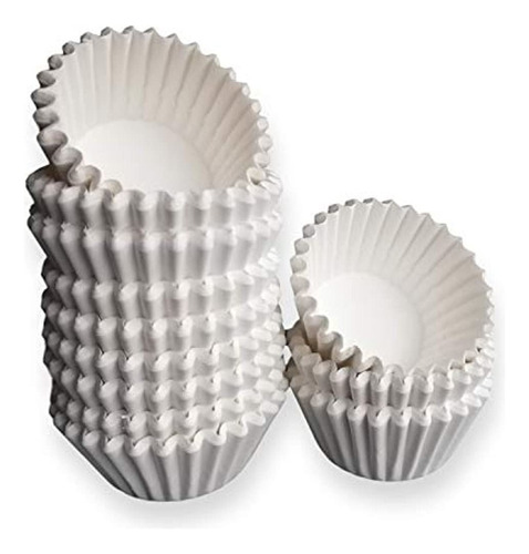 Mini Moldes Para Cupcakes Blancos - Paquete De 300 - Envolto