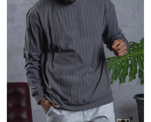 Buzo Tramado De Darlon Dixon Sweater Boxy Fit
