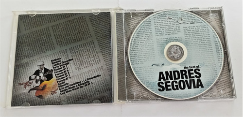 Andres Segovia Cd Guitarra Clasica Best Of Andres Segovia (Usado)