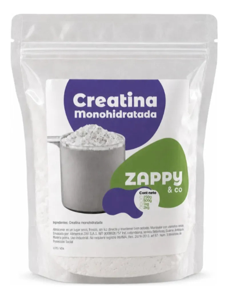 Creatina Monohidratada Pura 1kg Sin Sabor
