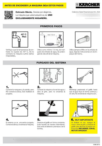 Imagen 6 de 7 de Hidrolavadora Electrica Karcher K3 Premium 1600w 120 Bar