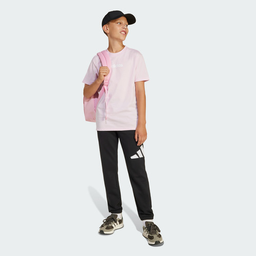 Remera Adidas Casual Essentials Niños Rosa Jc9750